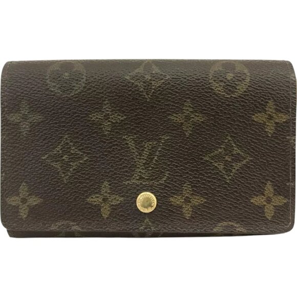 268141BO (L1) Louis Vuitton Wallet Porte Monnaie Billets Tresor Brown Monogram - Picture 1 of 9